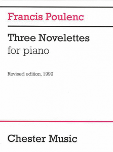 CHESTER MUSIC FRANCIS Poulenc Three Novelettes For Piano Revised Edition 1999