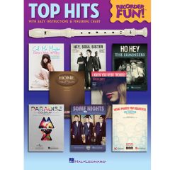 HAL LEONARD RECORDER Fun Top Hits With Easy Instructions & Fingering Chart