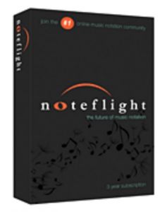 HAL LEONARD NOTEFLIGHT Music Notation Software 3 Year Subscription
