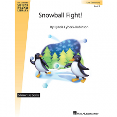 HAL LEONARD SNOWBALL Fight! Late Elementary Piano Solo By Lynda Lybeck-robinson
