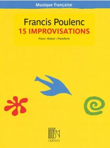 SALABERT EDITIONS 15 Improvisations By Francis Poulenc Piano Solo