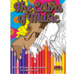 SANTORELLA PUBLISH THE Colors Of Music: Adult & Young Adult Coloring Book