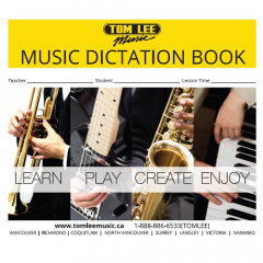 TOM LEE MUSIC MUSIC Dictation Book 6 Stave 48 Pages (8.5