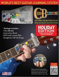 CHORDBUDDY MEDIA CHORDBUDDY Guitar Learning System - Holiday Edition