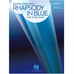 HAL LEONARD GEORGE Gershwin's Rhapsody In Blue For Piano Duet Intermediate To Advanced