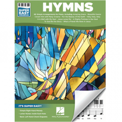 HAL LEONARD HYMNS Super Easy Songbook Includes 60 Simple Arrangements For Piano