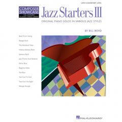 HAL LEONARD JAZZ Starts Book 3 Late Elementary Piano Solos Hlspl Cs By Bill Boyd