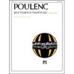 ALFRED FRANCIS Poulenc Mouvements Perpetuels For Piano Edited By Maurice Hinson