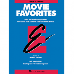 HAL LEONARD ESSENTIAL Elements Movie Favorites For B Flat Tenor Saxohpone