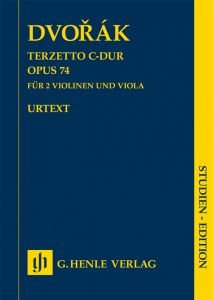 HENLE DVORAK Terzetto C Major Op.74 For Two Violins & Viola, Student Edition