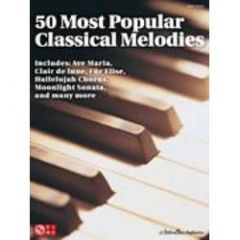 CHERRY LANE MUSIC 50 Most Popular Classical Melodies Easy Piano