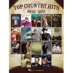 HAL LEONARD TOP Country Hits 2010-2011 For Piano Vocal Guitar