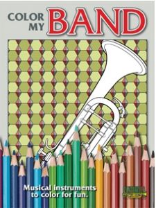 SANTORELLA PUBLISH COLOR My Band Middle School To Adult Coloring Book