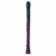 NUVO RECORDER+ (baroque Fingering), Black/pink With Hard Case